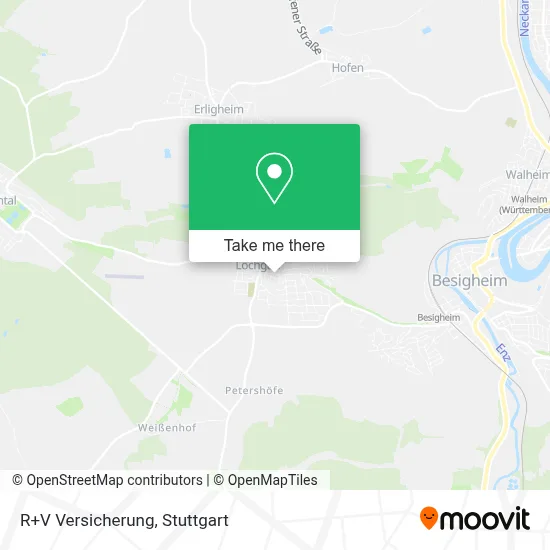 R+V Versicherung map