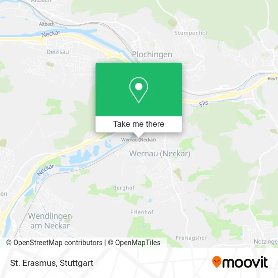 St. Erasmus map