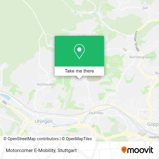 Motorcorner E-Mobility map