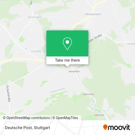 Deutsche Post map