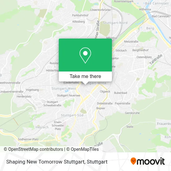Shaping New Tomorrow Stuttgart map