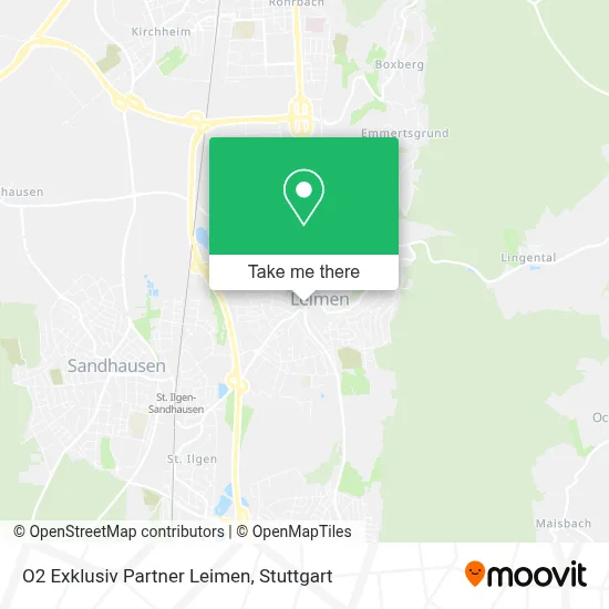 O2 Exklusiv Partner Leimen map