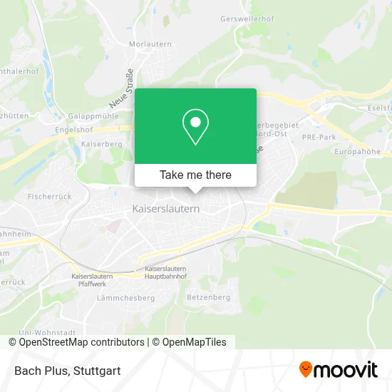 Bach Plus map