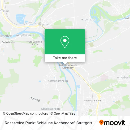 Rasservice-Punkt Schleuse Kochendorf map