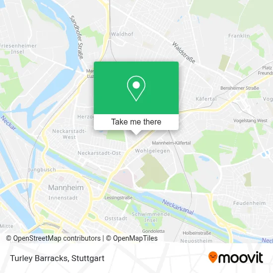 Turley Barracks map