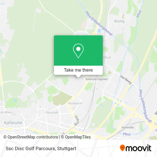Ssc Disc Golf Parcours map