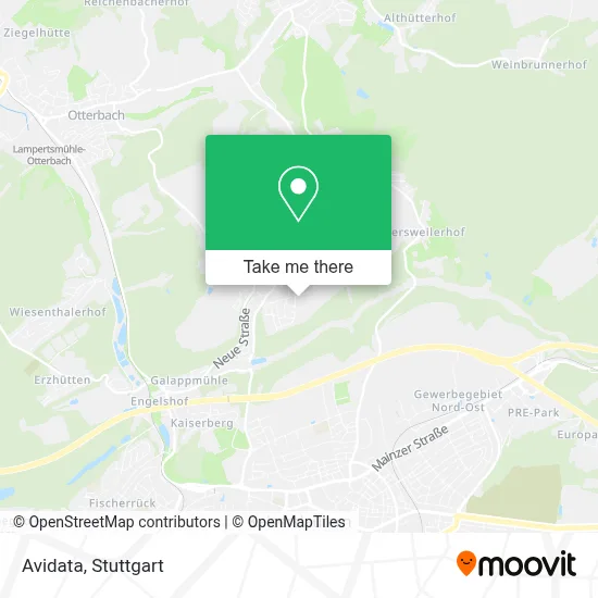 Avidata map