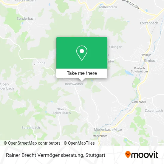 Rainer Brecht Vermögensberatung map