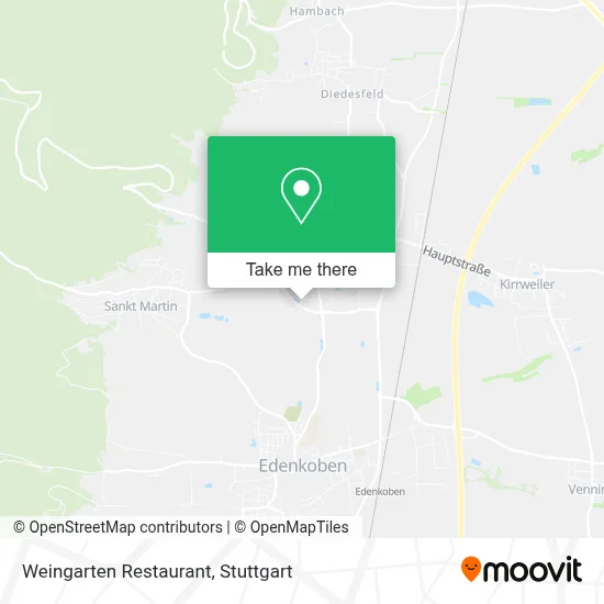 Restaurant Weingarten map