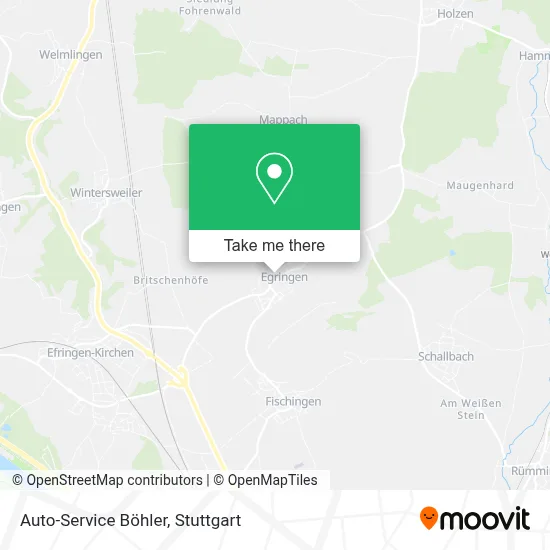 Auto-Service Böhler map