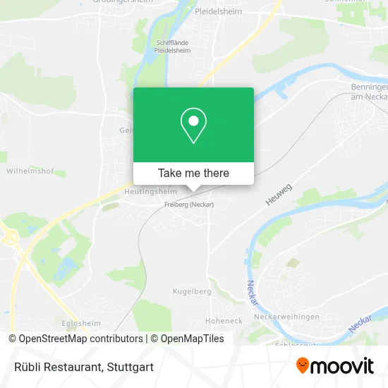 Rübli Restaurant map