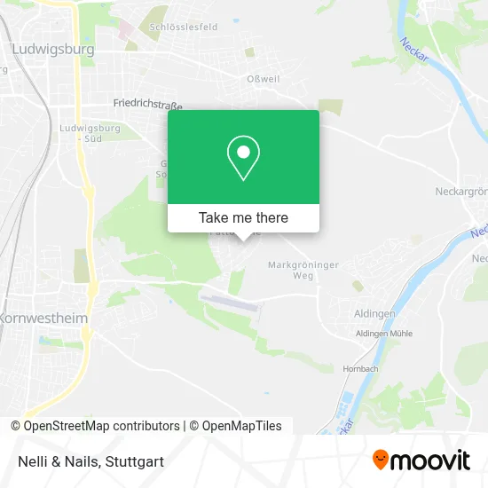 Nelli & Nails map
