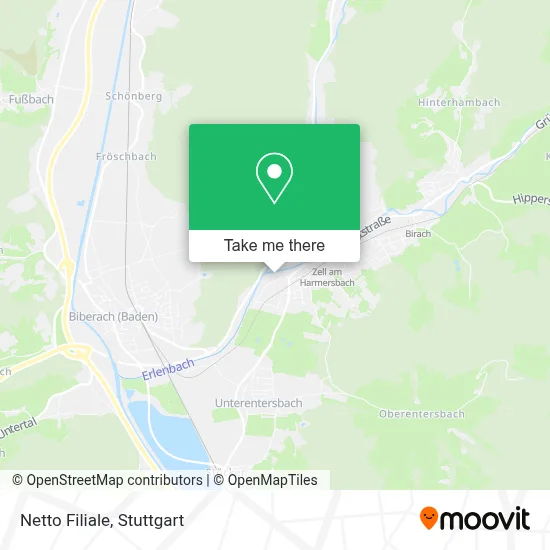 Netto Filiale map