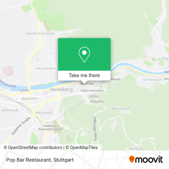 Pop Bar Restaurant map