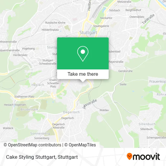 Cake Styling Stuttgart map