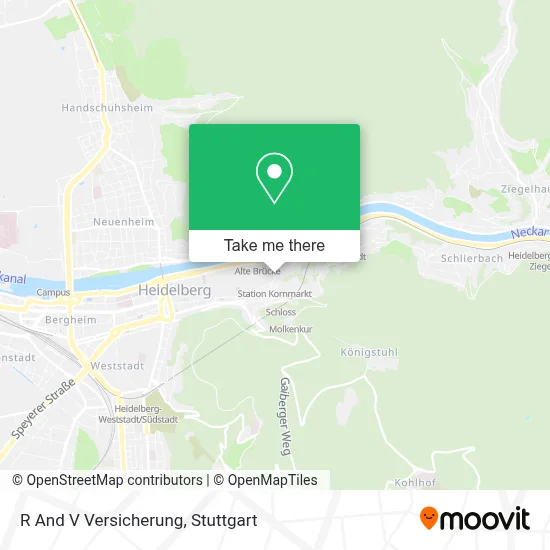R And V Versicherung map