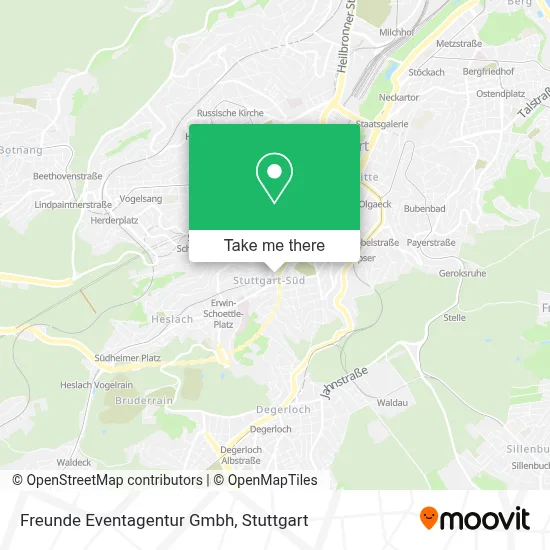 Freunde Eventagentur Gmbh map