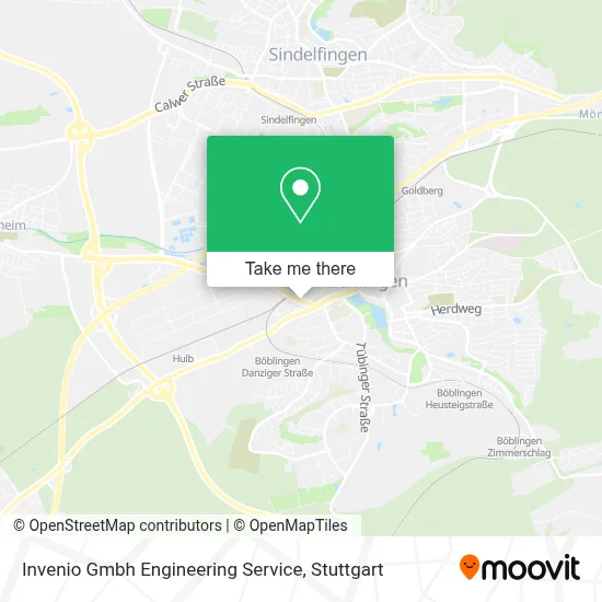 Invenio Gmbh Engineering Service map