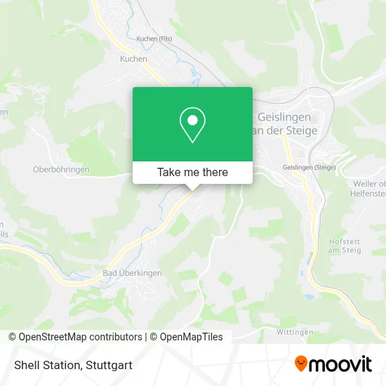 Shell Station map