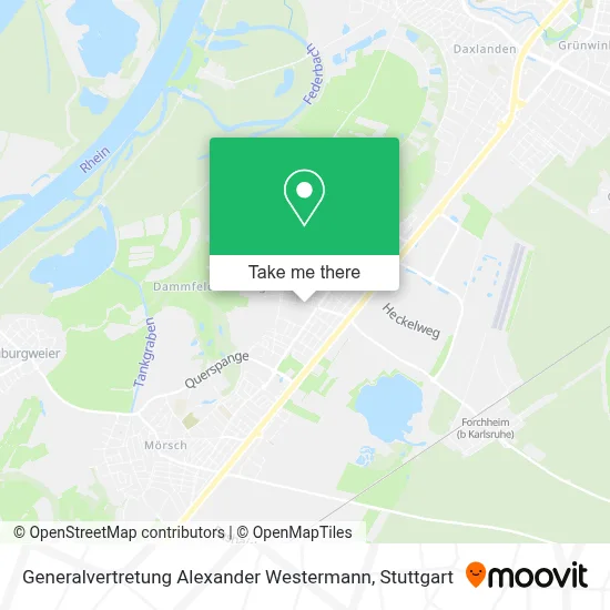 Generalvertretung Alexander Westermann map