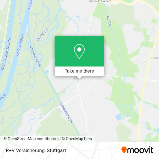 R+V Versicherung map