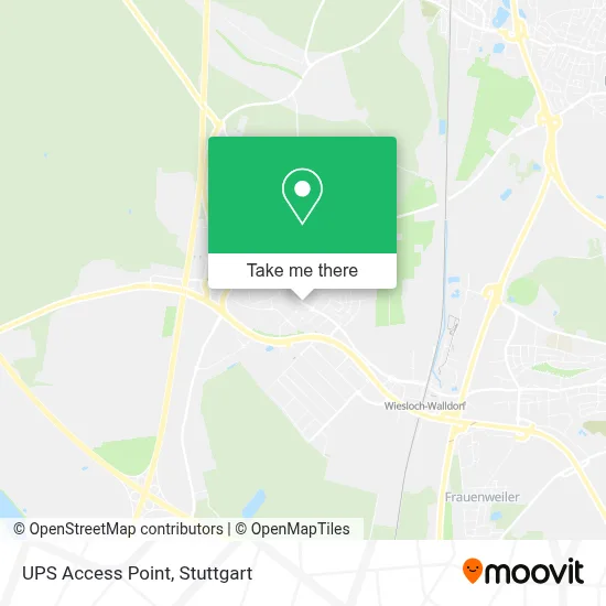 Ups Access Point map