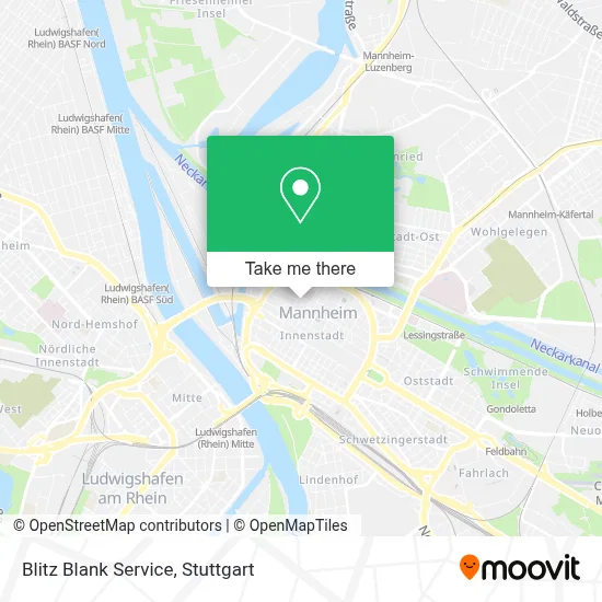 Blitz Blank Service map