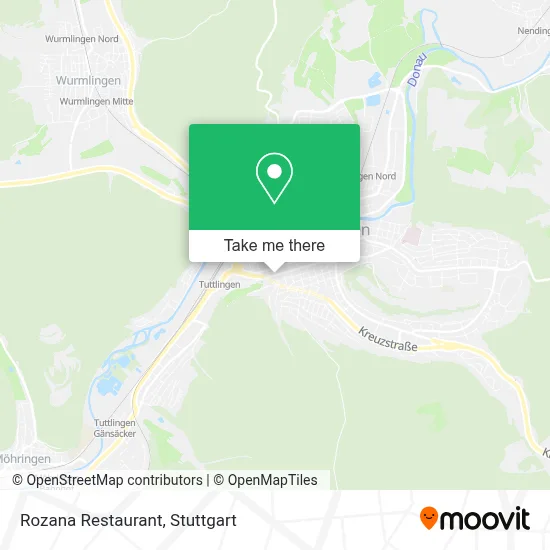 Rozana Restaurant map