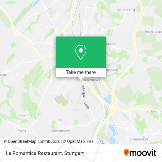 Ristorante La Romantica map