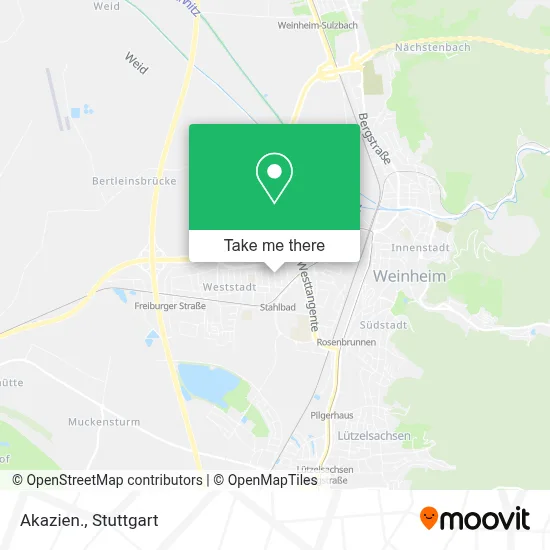 Akazien. map
