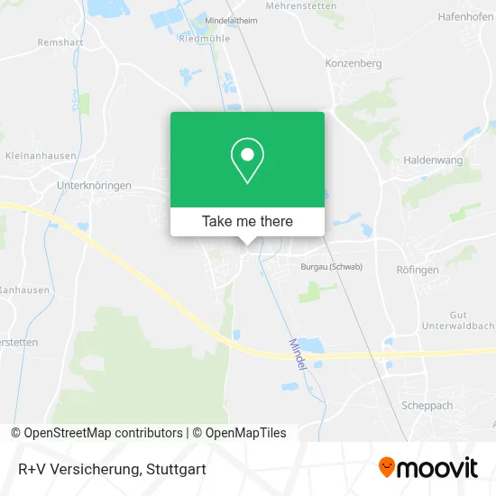 R+V Versicherung map