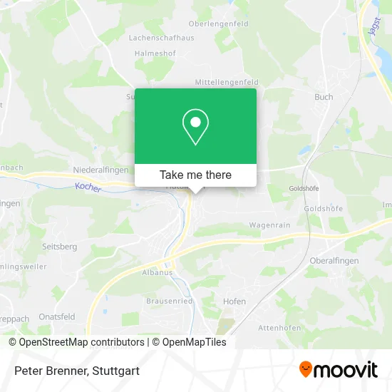Peter Brenner map