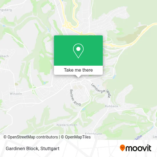 Gardinen Block map