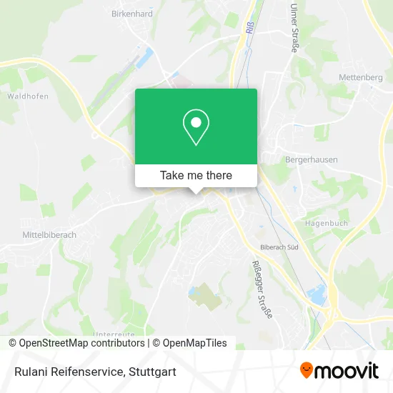 Rulani Reifenservice map