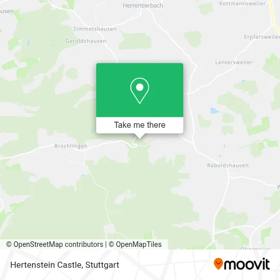 Hertenstein Castle map