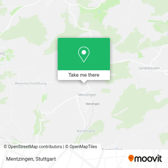 Mentzingen map