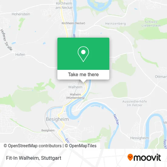 Fit-In Walheim map