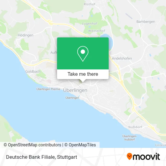 Deutsche Bank Filiale map
