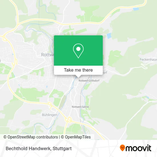 Bechthold Handwerk map