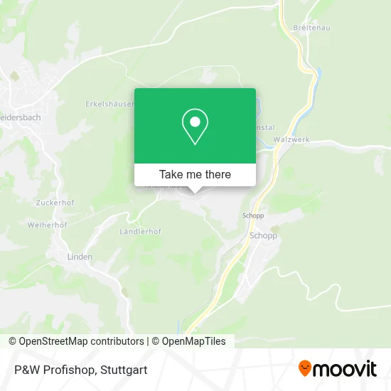 P&W Profishop map