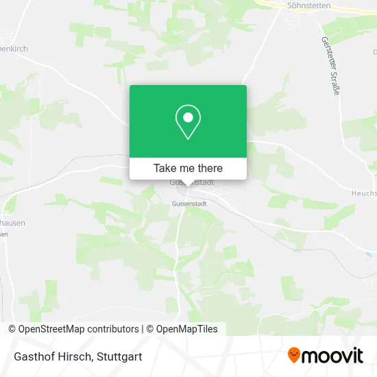 Gasthof Hirsch map