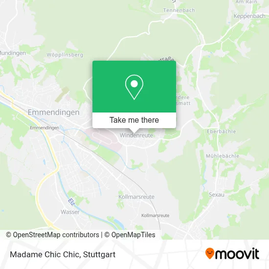 Madame Chic Chic map