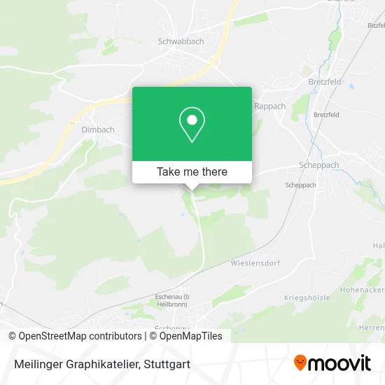 Meilinger Graphikatelier map