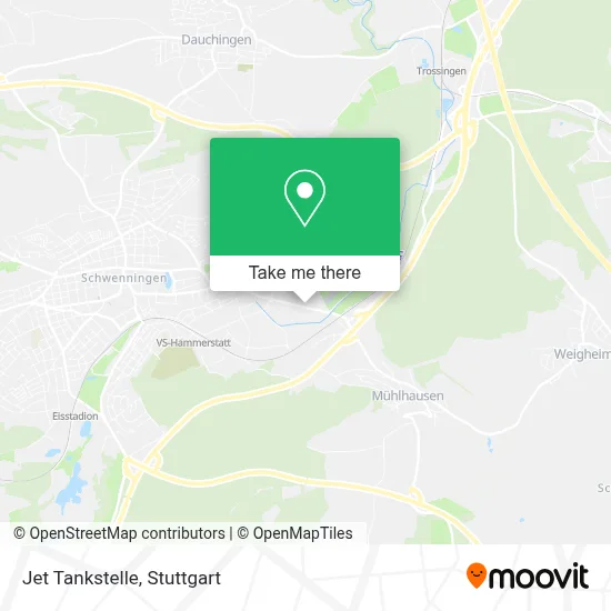 Jet Tankstelle map
