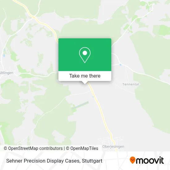 Sehner Precision Display Cases map