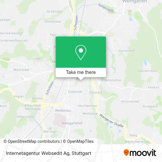 Internetagentur Websedit Ag map