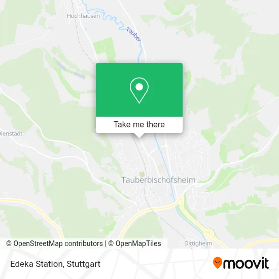 Edeka Station map