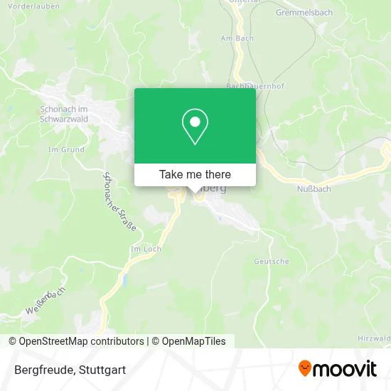 Bergfreude map