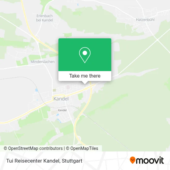 Tui Reisecenter Kandel map