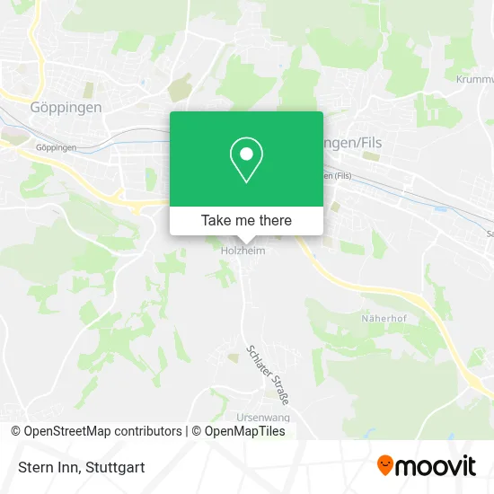 Gasthof Stern map